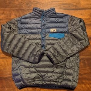 Patagonia duck down pull over sweater, size medium